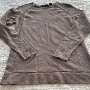 Jeanne Pierre Taupe Knit Sweater small